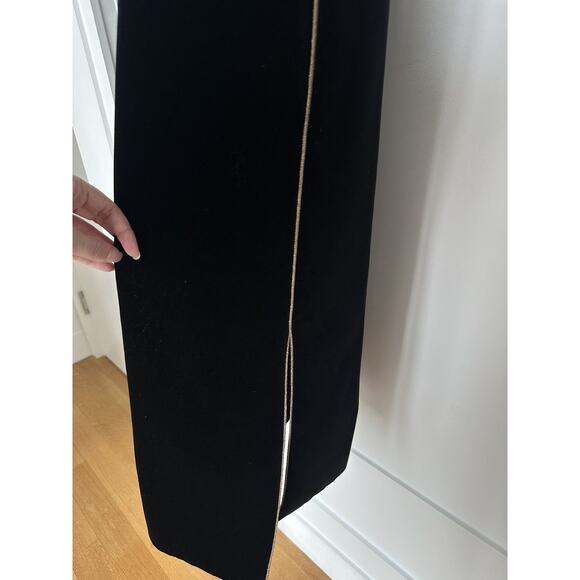 Saint Laurent Rare Russian Velvet Midi Vest size FR 34 Caftan Cotton - Picture 14 of 16